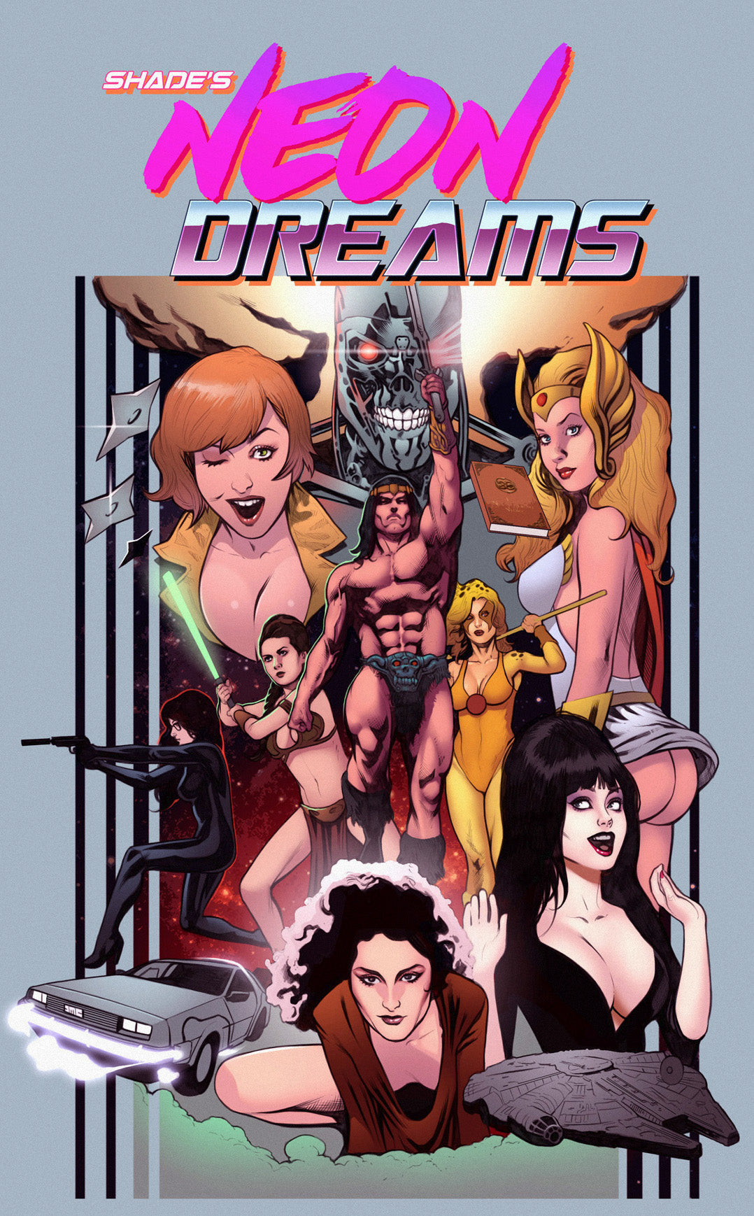 Shade's Neon Dreams - 80s Adult Graphic Novel PDF
