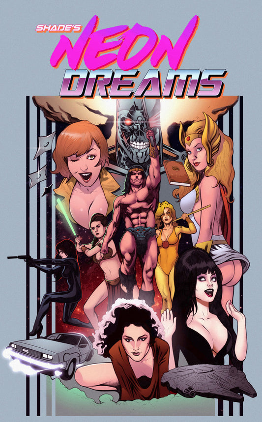 Shade's Neon Dreams - 80s Adult Graphic Novel PHYSICAL
