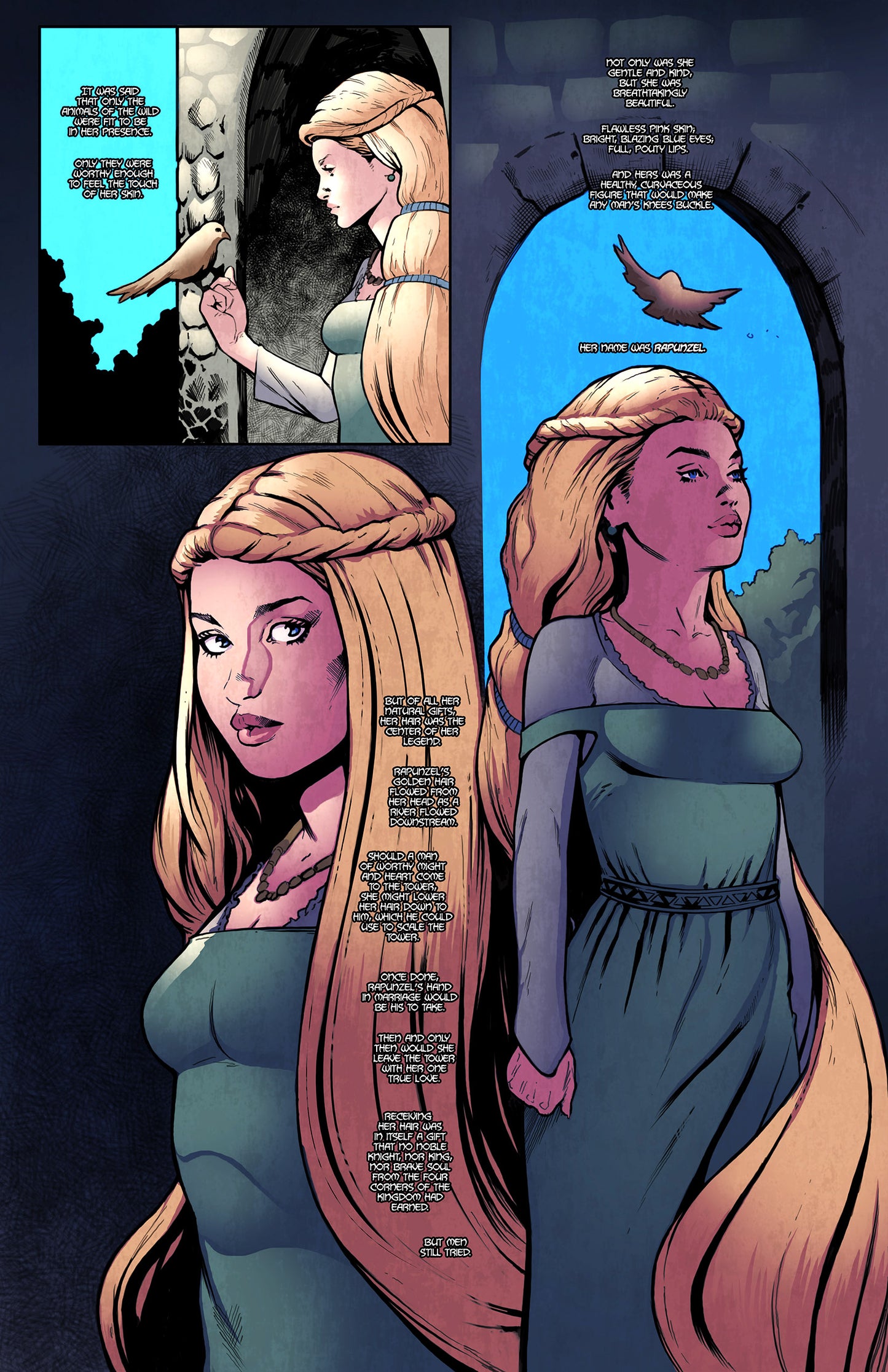 "Grimms' Girls in Fairyland Tales" Mature Graphic Novel PDF