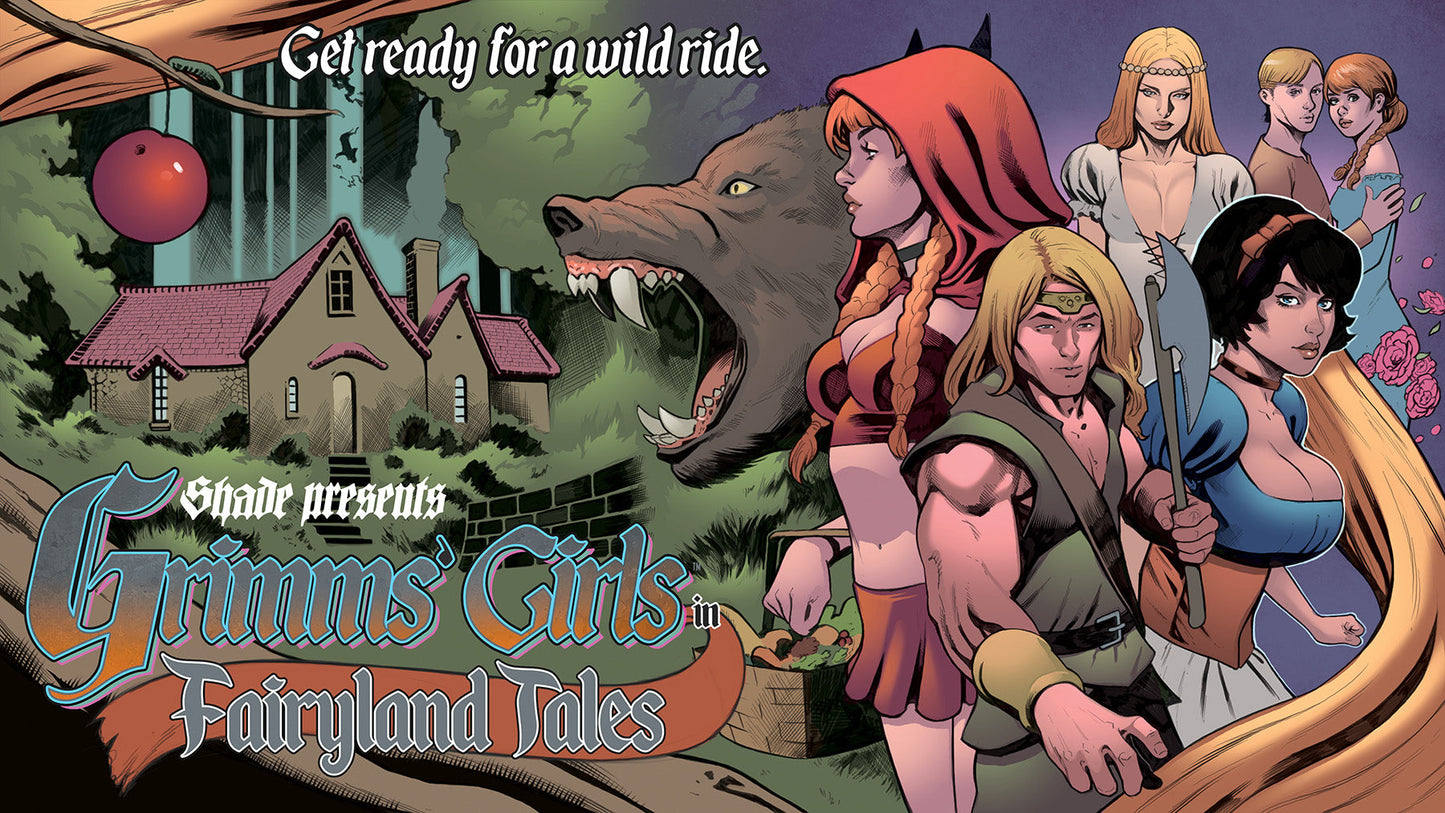 "Grimms' Girls in Fairyland Tales" Mature Graphic Novel PHYSICAL