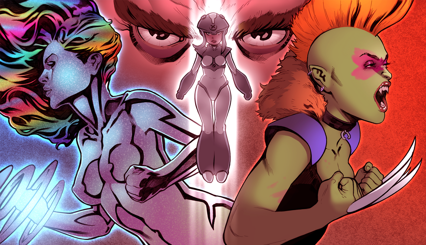 "Dangerous Curves/MAVRIX: Enter The Dollhouse" Superhero Comic Book PHYSICAL